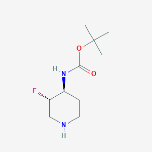 Tert-butylN-[(3S,4S)-3-fluoropiperidin-4-yl]carbamateͼƬ