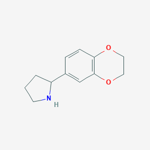 2-(2,3-Dihydro-1,4-benzodioxin-6-yl)pyrrolidineͼƬ