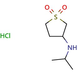 3-[(propan-2-yl)amino]-1?-thiolane-1,1-dionehydrochlorideͼƬ