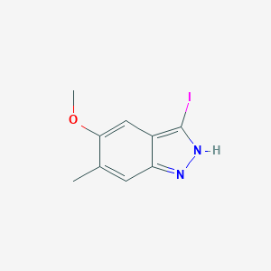 3-Iodo-5-methoxy-6-methyl(1H)indazoleͼƬ