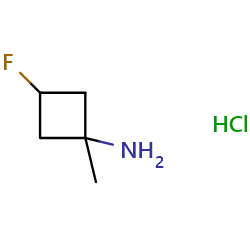 3-Fluoro-1-methylcyclobutan-1-aminehydrochlorideͼƬ