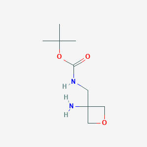 Tert-butyl((3-aminooxetan-3-YL)methyl)carbamateͼƬ