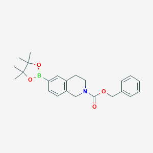 Benzyl 6-(4,4,5,5-tetramethyl-1,3,2-dioxaborolan-2-yl)-3,4-dihydroisoquinoline-2(1H)-carboxylateͼƬ