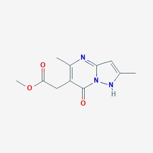 methyl 2-(7-hydroxy-2,5-dimethylpyrazolo[1,5-a]pyrimidin-6-yl)acetateͼƬ