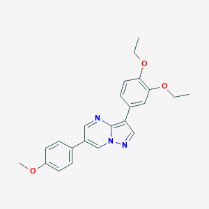 3-(3,4-Diethoxyphenyl)-6-(4-methoxyphenyl)-pyrazolo[1,5-a]pyrimidineͼƬ