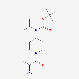 [1-((S)-2-Amino-propionyl)-piperidin-4-yl]-isopropyl-carbamic acid tert-butyl esterͼƬ