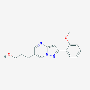 3-[2-(2-Methoxyphenyl)-pyrazolo[1,5-a]pyrimidin-6-yl]-propan-1-olͼƬ