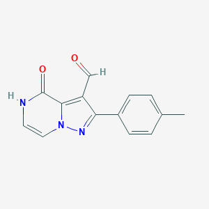 2-(4-Methylphenyl)-4-oxo-4,5-dihydropyrazolo-[1,5-a]pyrazine-3-carbaldehydeͼƬ