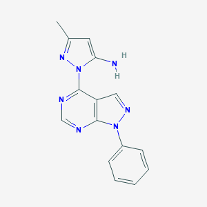 3-methyl-1-(1-phenyl-1H-pyrazolo[3,4-d]pyrimidin-4-yl)-1H-pyrazol-5-amineͼƬ