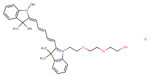 N-Methyl-N'-(hydroxy-PEG2)-Cy5ͼƬ