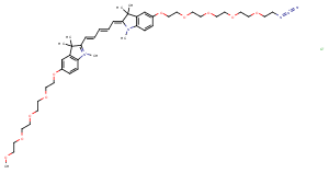N-methyl-N'-methyl-O-(m-PEG4)-O'-(azide-PEG4)-Cy5ͼƬ