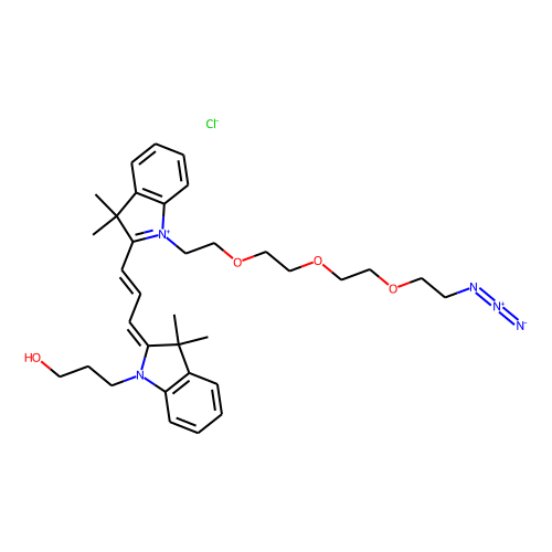 N-Hydroxypropyl-N'-(azide-PEG3)-Cy3ͼƬ