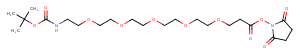 Boc-N-PEG5-C2-NHS esterͼƬ