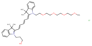 N-(m-PEG4)-N'-hydroxypropyl-Cy5ͼƬ