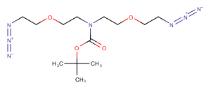 N-Boc-N-bis(C2-PEG1-azide)ͼƬ