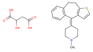 Pizotifen Malate图片