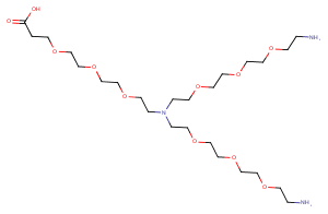 N-(PEG3-acid)-N-bis(PEG3-amine)ͼƬ