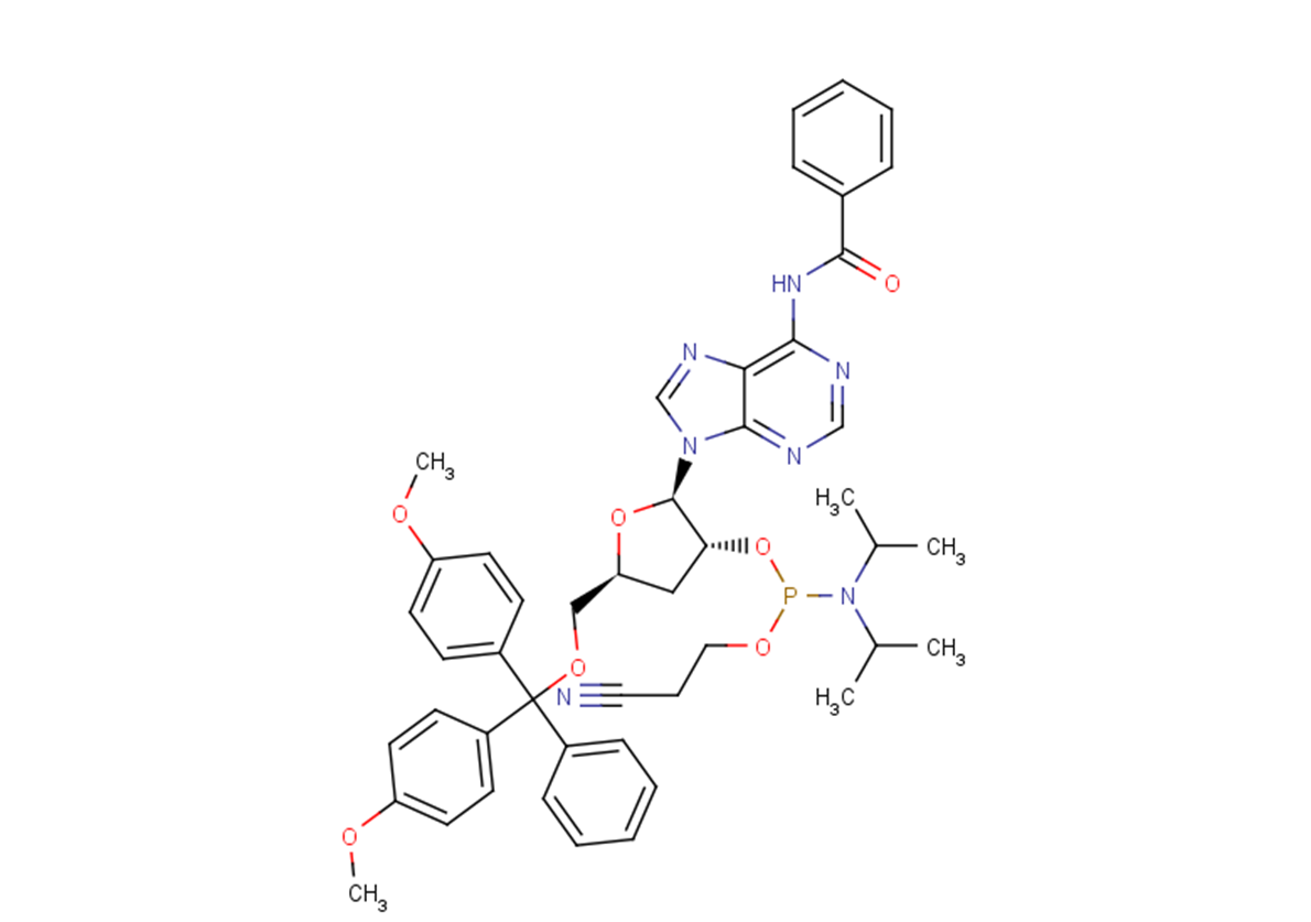 N6-Bz-5'-O-DMTr-3'-deoxyadenosine-2'-O-CED-phosphoramiditeͼƬ