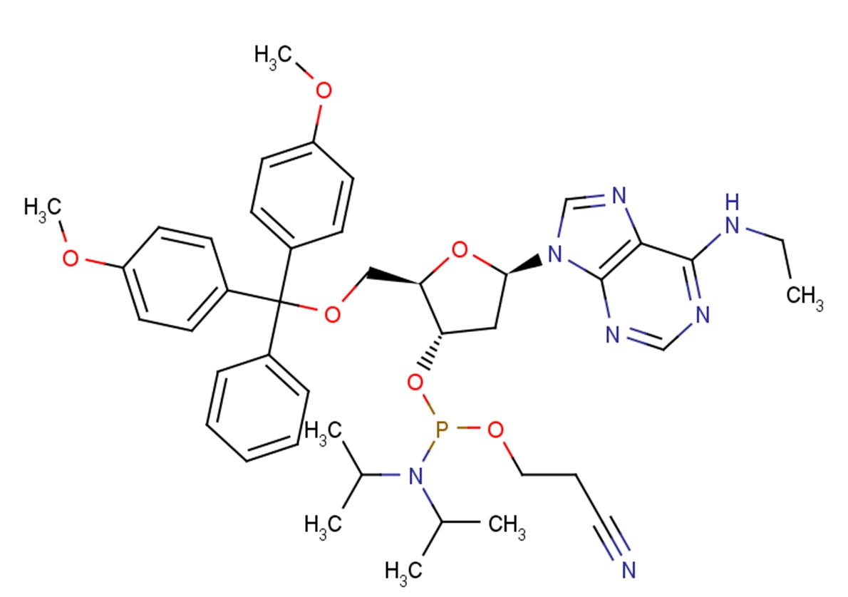 5'-O-DMTr-N6-ethyl-2'-deoxyadenosine 3'-CED phosphoramiditeͼƬ