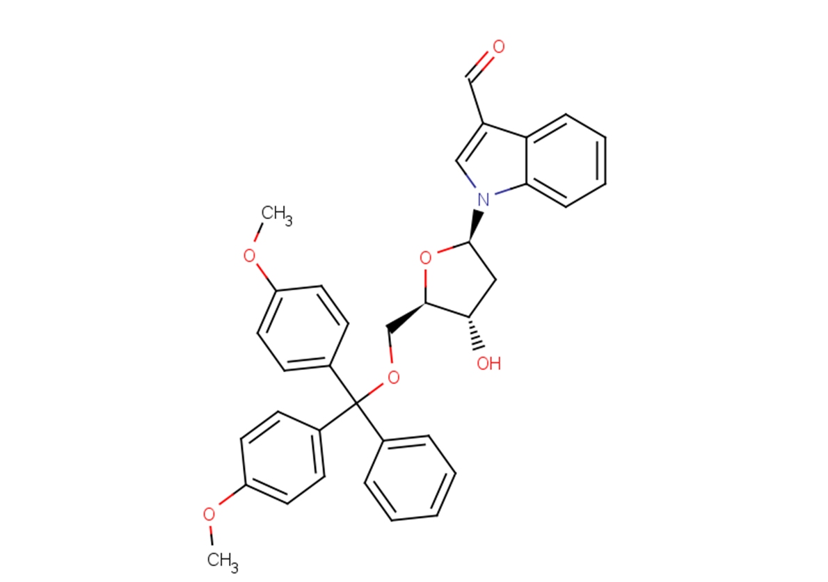 5'-O-(4,4'-Dimethoxytrityl)-3-formylindole-2'-deoxyribosideͼƬ