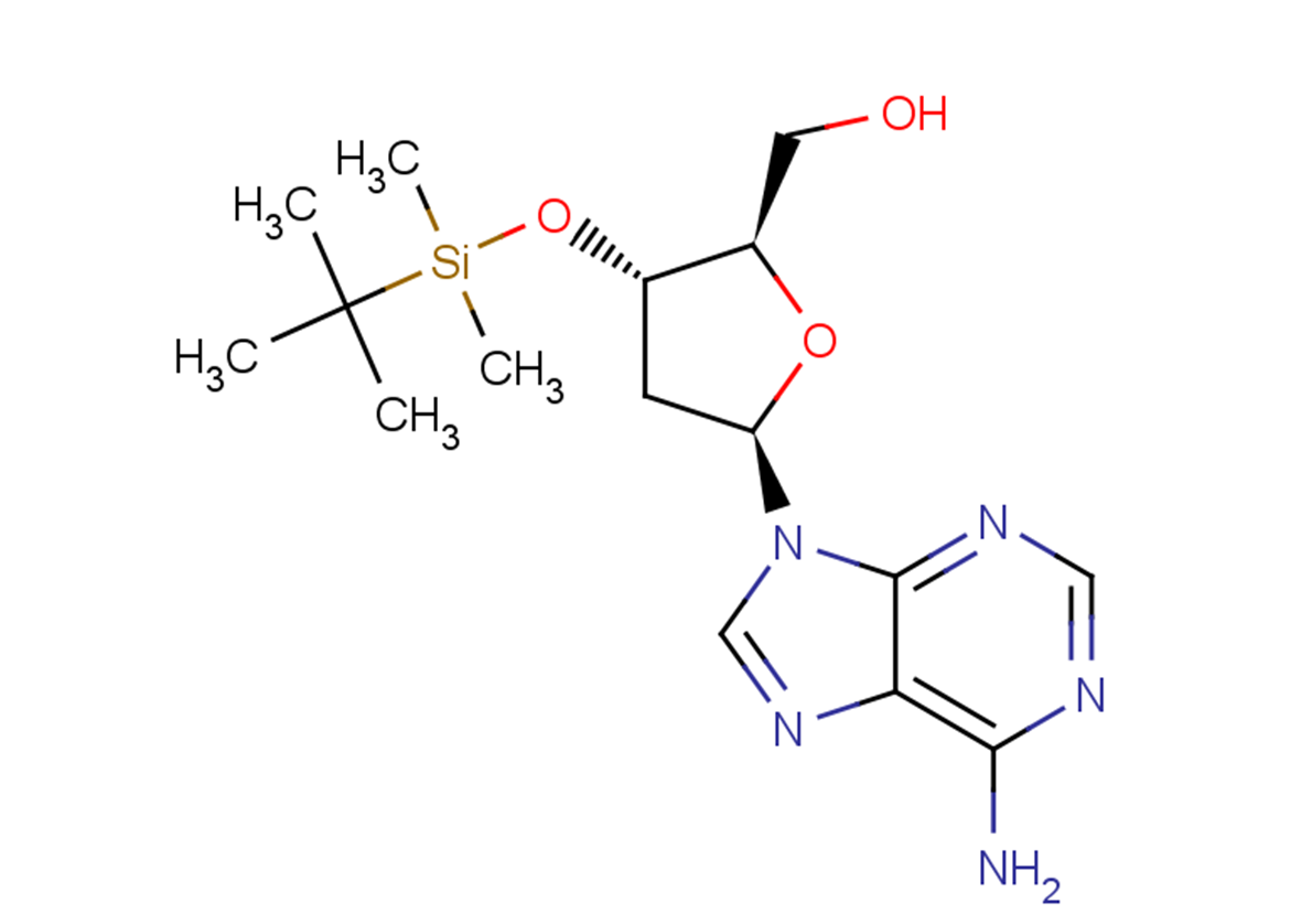 3'-O-(t-Butyldimethylsilyl)-2'-deoxyadenosineͼƬ