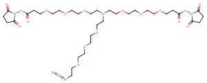 N-(Azido-PEG3)-N-bis(PEG3-NHS ester)ͼƬ