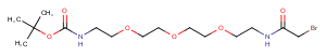 Bromoacetamido-PEG3-NH-BocͼƬ