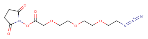 Azido-PEG3-NHS ester图片