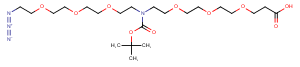 N-(Azido-PEG3)-N-Boc-PEG3-acid图片