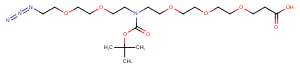 N-(Azido-PEG2)-N-Boc-PEG3-acidͼƬ