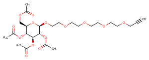 Propargyl-PEG4-tetra-Ac-beta-D-glucoseͼƬ