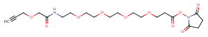 Propargyl-O-C1-amido-PEG4-C2-NHS esterͼƬ