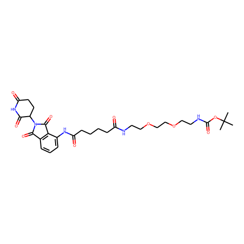 Pomalidomide-amido-C4-amido-PEG2-C2-NH-BocͼƬ