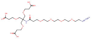 Azido-PEG4-amido-tri-(carboxyethoxymethyl)-methaneͼƬ