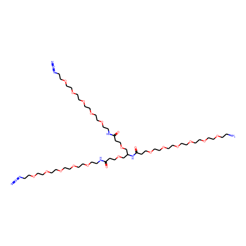 Amino-PEG6-amido-bis-PEG5-N3ͼƬ