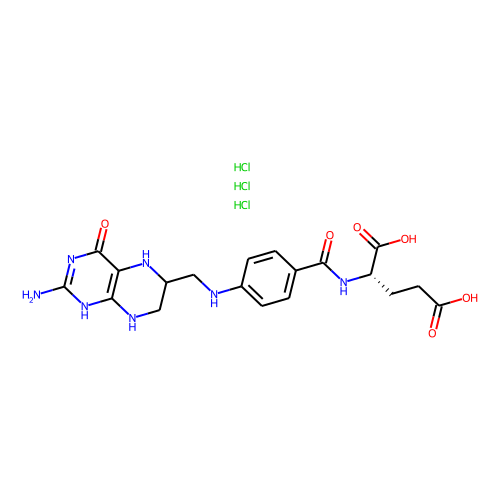 (6R,S)-5,6,7,8-Tetrahydrofolic Acid(hydrochloride)ͼƬ