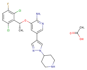 Crizotinib acetate图片