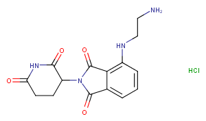 Pomalidomide-C2-NH2 hydrochloride图片