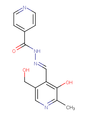 Pyridoxal isonicotinoyl hydrazoneͼƬ