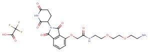 Thalidomide-O-amido-PEG2-C2-NH2 TFAͼƬ