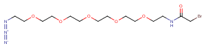 Bromoacetamido-PEG5-azideͼƬ