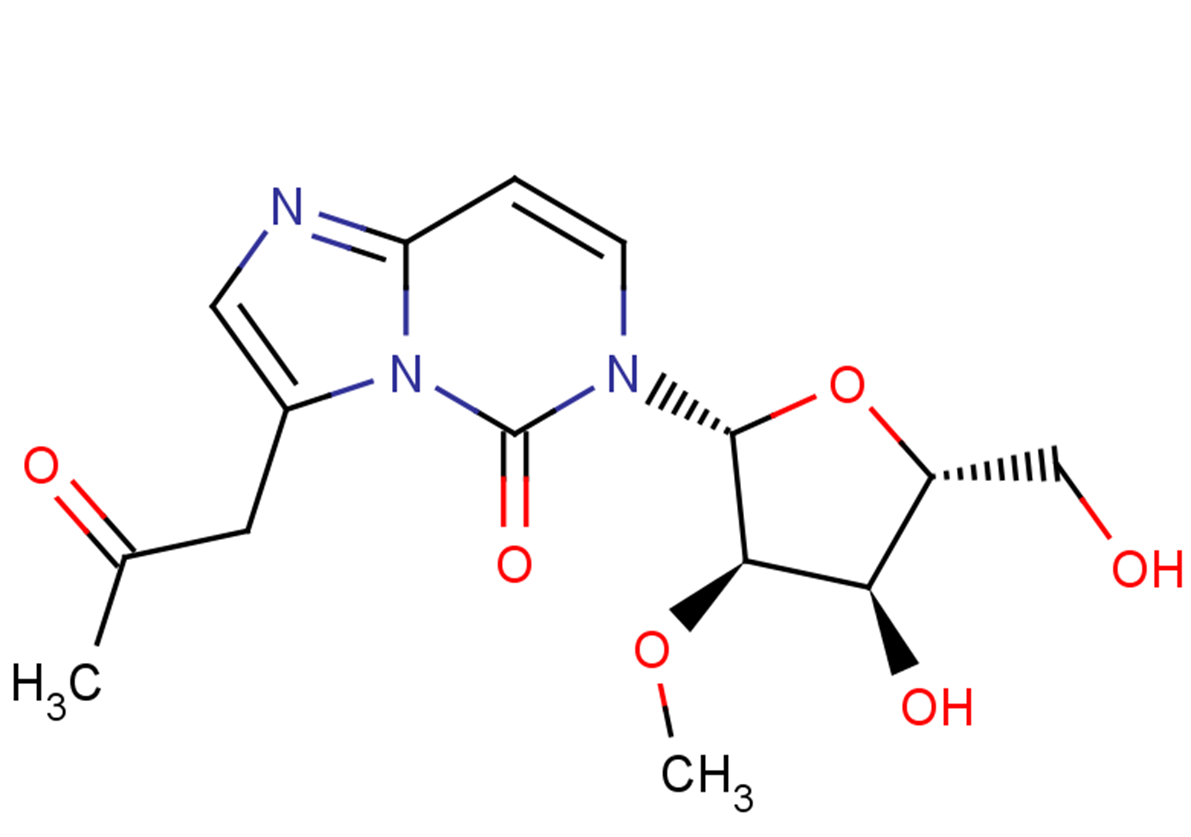 6-(2-O-Methyl-beta-D-ribofuranosyl)-3-(2-oxo-propyl)-6H-imidazo[1,2-c]pyrimidin-5-oneͼƬ