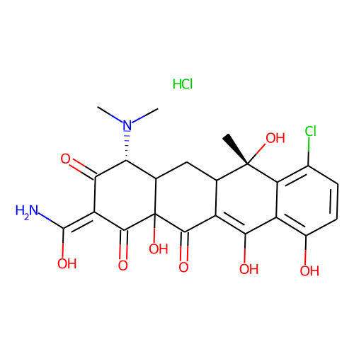 4-epi-Chlortetracycline(hydrochloride)图片