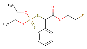 Acetic acid,mercaptophenyl-,2-fluoroethyl ester,S-ester with O,O-diethyl phosphorodithioateͼƬ