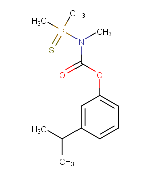 Carbamic acid,N-(O,O-dimethylphosphorothioyl)-N-methyl-,m-isopropylphenyl esterͼƬ