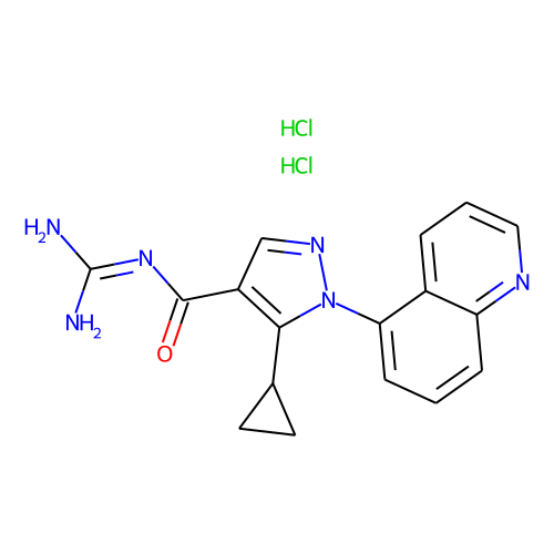 Zoniporide dihydrochloride图片