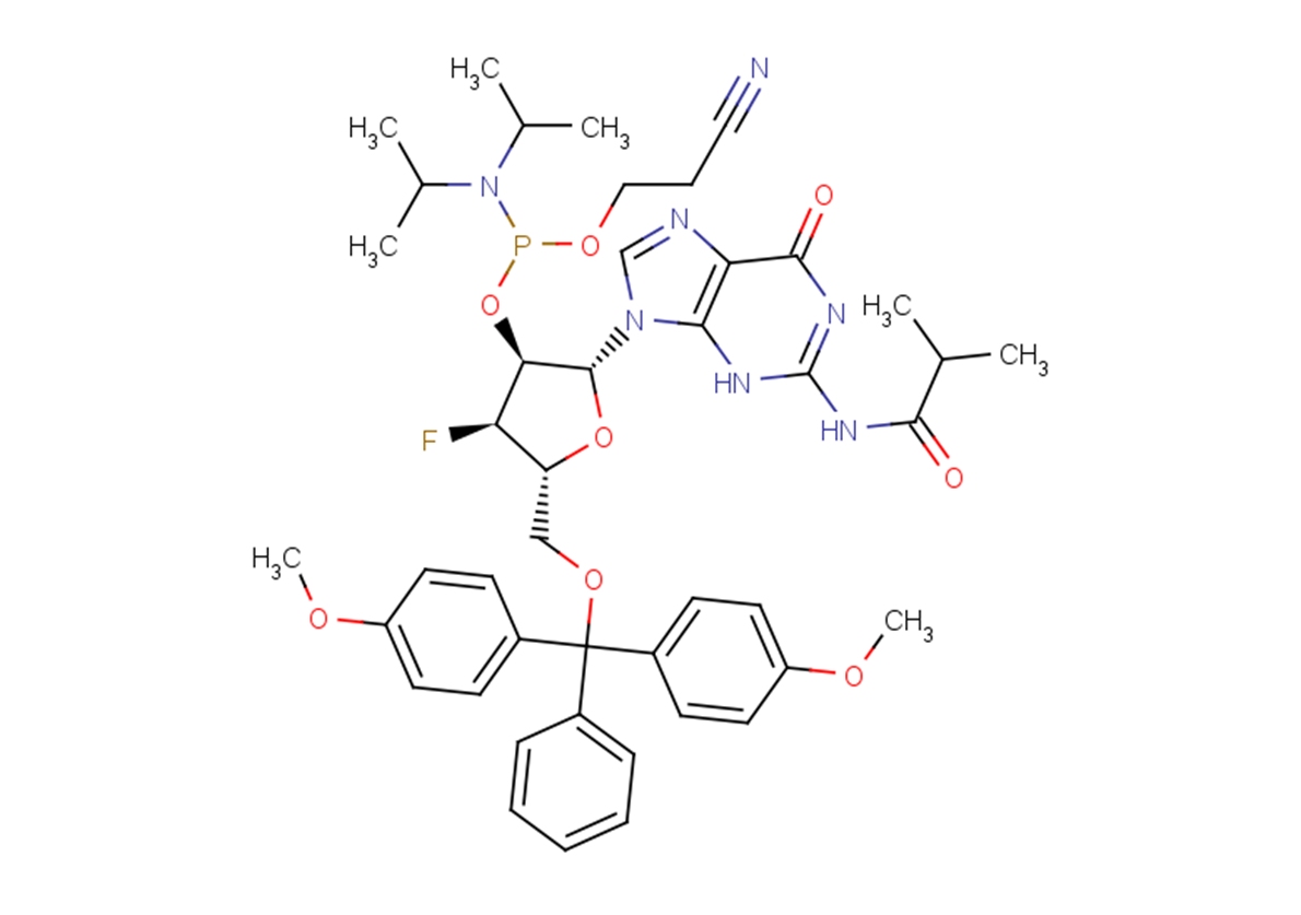 3'-F-3'-dG(iBu)-2'-phosphoramiditeͼƬ