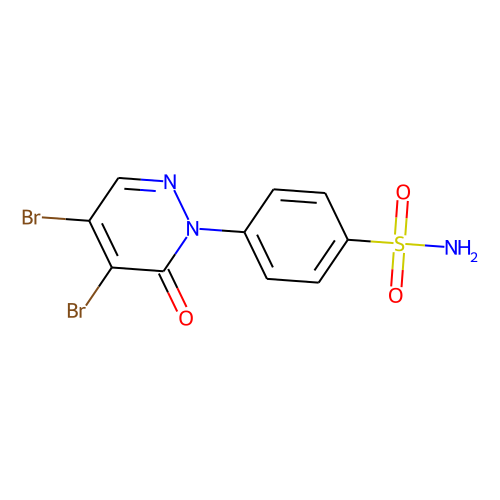 4-(4,5-dibromo-6-oxo-1,6-dihydropyridazin-1-yl)benzene-1-sulfonamideͼƬ