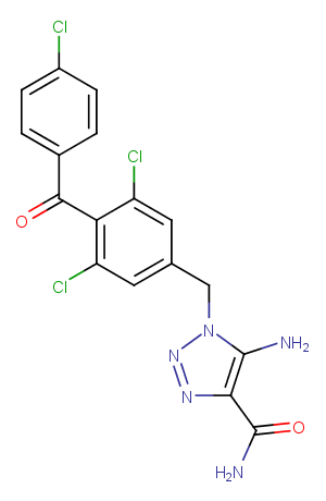 Carboxyamidotriazole图片