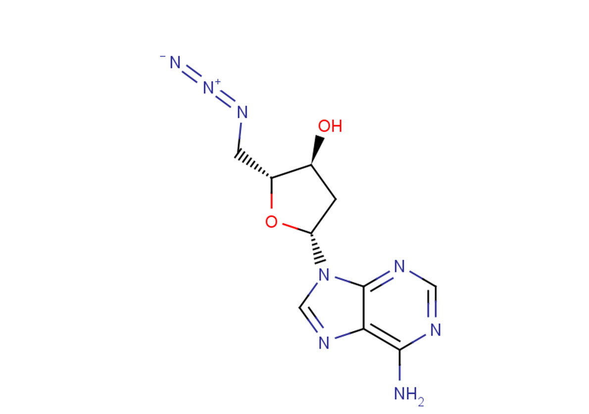 5'-Azido-2',5'-dideoxyadenosineͼƬ